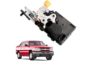 unikpas Rear Passenger Side Door Lock Actuator Compatible for Chevrolet Silverado Sierra 2001-07 GMC Sierra1500 2001-07 Escalade Yukon Replace Right Door Latch Assembly 15110650 15761420