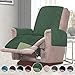 RHF Reversible Recliner Chair Cover, Pet Cover for Furniture, Machine Washable Double Diamond Quilted (Recliner-Small: Huntergreen/Sage)