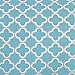Home Fashion Designs Printed Twill Sofa Slipcover. One Piece Stretch Couch Cover. Strapless Sofa Cover for Living Room. Brenna Collection Slipcover. (Sofa, Sky Blue)
