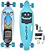NUFF Electric Longboard Skateboard, Black/Blue