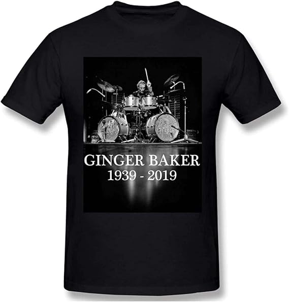 Men's Ginger Baker Fashion TShirts Short Sleeve Tops Tees Amazon.co