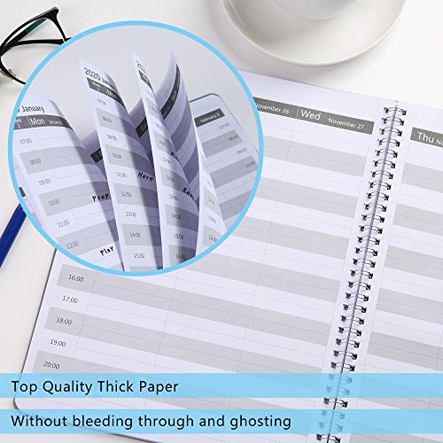 Academic Daily Planner 2019-2020, Appointment Planner Weekly & Monthly, 12 Monthes, Flexible Cover with Twin -Wire Binding - Thumbnail 3