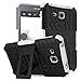 Tab A 7 inch 2016 Case DWaybox 2in1 Combo Hybrid Armor Rugged Heavy Duty Hard Back Cover Case with Kickstand for Samsung Galaxy Tab A 7.0 2016 T280 T285 (White)