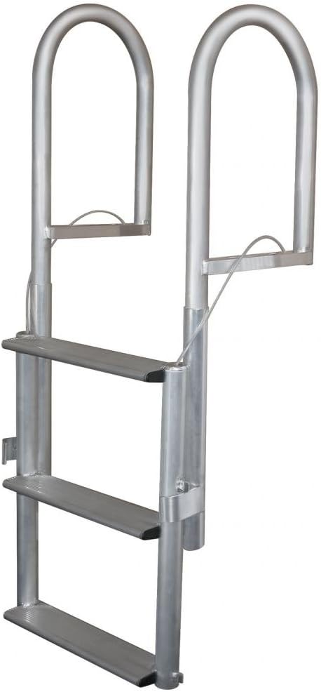 3-Wide Step Lift Ladder Anodized Aluminum