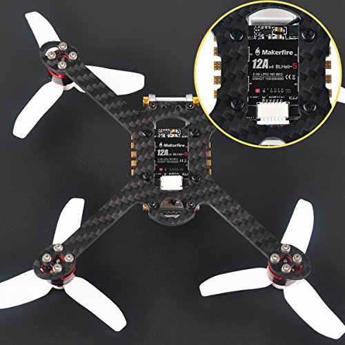 BLHeli-S 4-in-1 12A ESC Electric Speed Controller 2-3s LiPo Support Dshot 150/300/600 for FPV Racing Drone Multirotor
