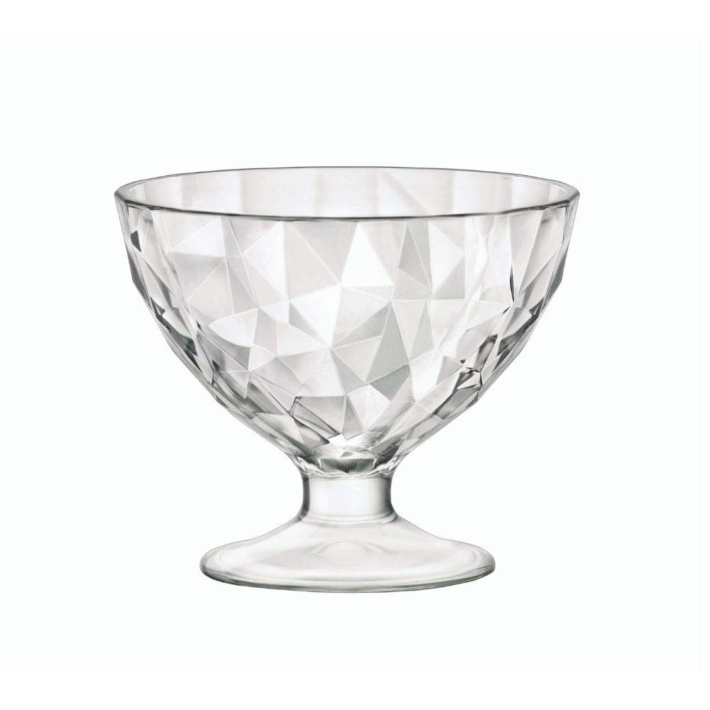 Bormioli Rocco Diamond Transparente Ice cream & dessert cup 220ml, 12 Pieces