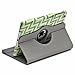Aduro ROTATA 360 Degrees Rotating Case Cover Folio w/Stand for Apple iPad Mini / 2/3 (Zig-Zag)