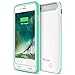 Trianium iPhone 8 Plus / 7 Plus Battery Case, Atomic Pro 4200mAh Extended Battery Charging Case Compatible with Apple iPhone 7 Plus and iPhone 8 Plus (5.5”) [ White/Turquoise] Power Juice Bank Case