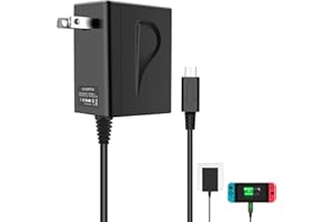 FANCY BUYING Support TV Mode AC Adapter Charger for Nintendo Switch, Power Supply 15V 2.6A Fast Charging for Switch Dock/Switch Lite and Pro Controller