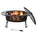 Sunnydaze Four Star Fire Pit Table - Outdoor Wood Burning Fire Pit - Large 40 Inch Round Patio Fireplace - Portable Pit for Outside Use - Durable Spark Screen primary