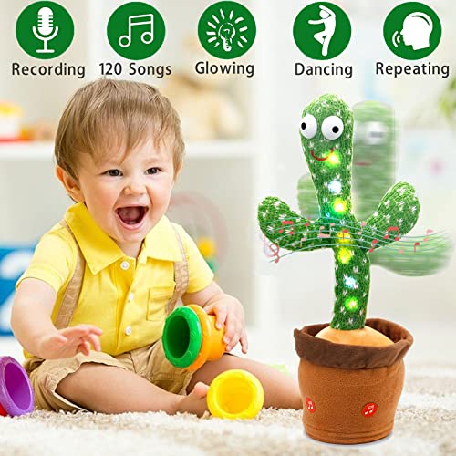 Leurry Dancing Cactus , Talking Cactus Baby Toys,TikTok Cactus