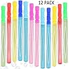 Joyin-Toy-12-Pack-14-Big-Bubble-Wand-Assortment-1-Dozen-with-Bubble-Refill-Solution-Super-Value-Pack-of-Summer-Toy-Party-Favor-12-Bubble-12-Refill-Pack-24pack Joyin Toy 12 Pack 14'/35.5cm Big Bubble Swords Wands Sticks Assortment (1 Dozen) with 12 Pack 12ml Concentrated Bubble…