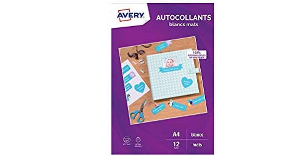 Avery 10 JE Address Labels 199.6 x 289.1 mm
