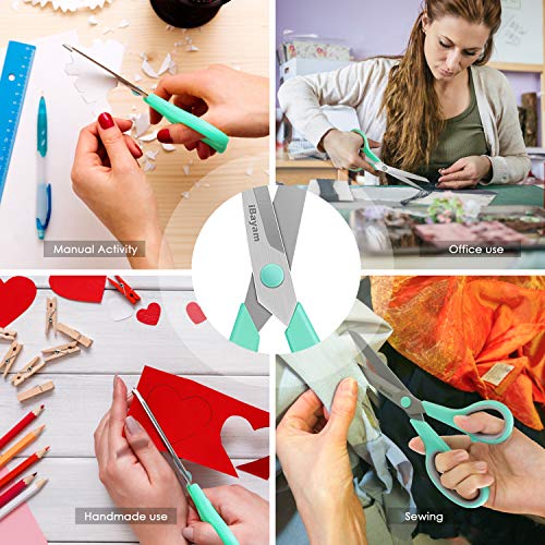 5 Scissors+Titanium+Multipurpose+Comfort+Grip+Handles