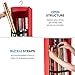 ZOBER Exclusive Hanging Gift Wrap Organizer with Plastic Cover, Convenient Drawer Ribbon Organizer, Durable Construction