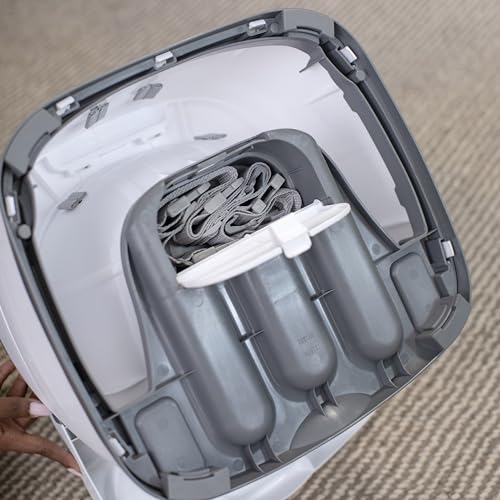INGENUITY BABY BASE 2-IN-1 BOOSTER FEEDING AND FLOOR SEAT WITH SELF-STORING TRAY – MIST