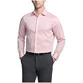 Calvin Klein Mens Dress Shirt Non Iron Stretch Slim Fit Solid