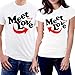 PicOnTshirt MR and MRS Mickey Couple T-shirts