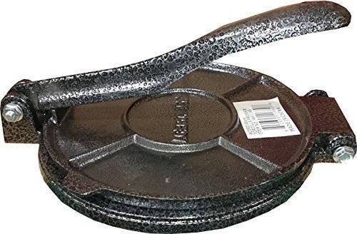 Bioexcel Cast Iron Tortilla Press 8 inch - Choose other sizes from 4.5" to 8"