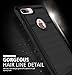 iPhone 7 Plus Case, GeekZone Dualy Layer Shockproof Hybrid Cover Soft TPU Bumper Hard PC Case Brushed Texture Lightweight Protective Armor Case for Apple iPhone 7 Plus (Black)
