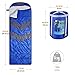isYoung Lightweight Sleeping Bag & 4 Season Waterproof Envelope Bag for Camping, Traveling,Backpacking, Easy to Compress, Comfort with Compression Sack … (Rectangle)