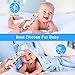 Baby Thermometer - Forehead & Ear Thermometer with Fever Alarm & Memory Function, Non Invasive & Quick Read, Digital Infrared Medical & Home Thermometer for Kid & Adults (Baby Thermometer-1)