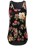 Awesome21 Women's Zipper Front Rib Knit Short Sleeve Shirt