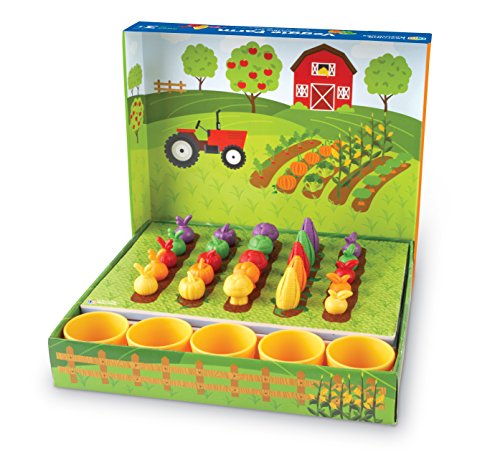 Learning Resources Veggie Farm Sorting Set, 46 Pieces