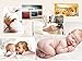 HGHG Cute Organic Cotton Muslin Swaddle Blankets Premium Receiving Blanket for Boys & Girls 47