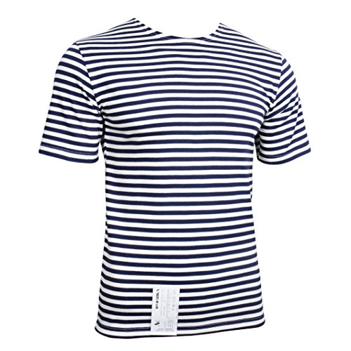 Navy Blue Striped Shirt