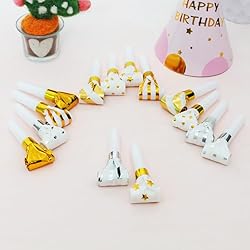 25pcs Party Blowers,Gilding Noisemakers Party