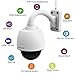 Sumpple Wireless WiFi Outdoor PTZ Internet Security IP Camera 960P 4X Optical Zoom Motion Sensor Activated with 64G SD Card Waterproof Night Vision Up to 98ft, View on IOS, Android or PC