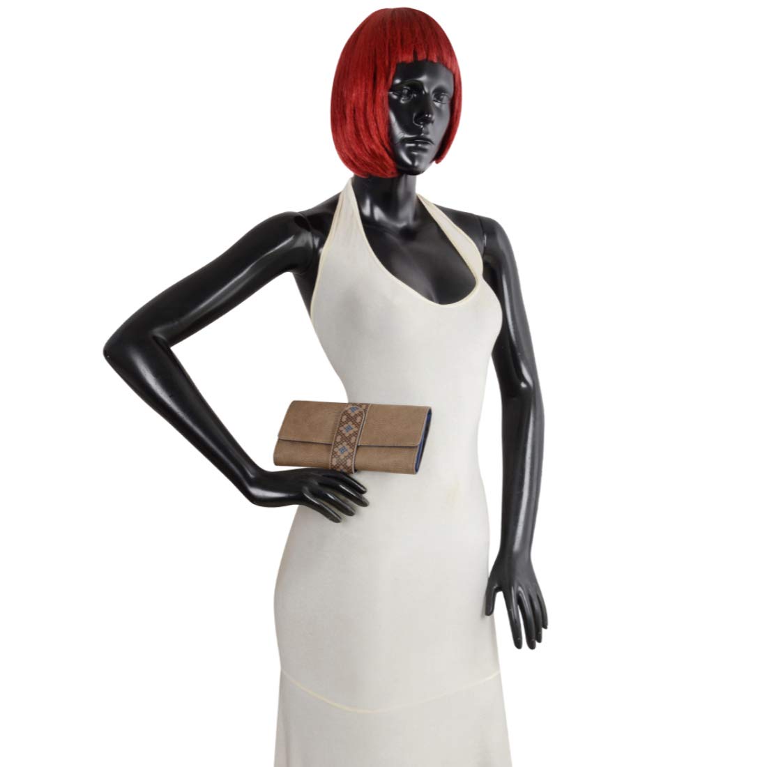 baggit women's wallet (smoke)