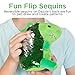 Creativity for Kids Mini Sequin Pets Sensory Stuffed Animal - Dazzle The Dino