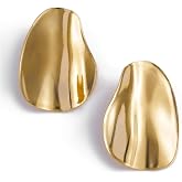 Exaggerated Chunky Teardrop Earrings for Women, Personalized Minimalist Geometric Statement Earrings,Fashionable Party Banquet Jewelry Accessories Gifts