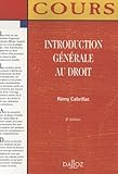 Introduction gÃ©nÃ©rale au droit (French Edition) by 