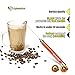 Best Handheld Coffee Milk Frother Wand, Milk Foamer, Cappuccino and Latte Maker | Electric Stainless Steel Battery Operated Hand Drink Mixer with Wall Mount | Bonus Coffee and Cheesecake Recipes Ebook