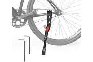 SEISSO Bike Kickstand, Kickstand for Kids bike, Rear Mount Bicycle Cycle Kick Stand for Boys Girls Bikes, Replacement for Tra