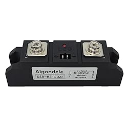 Aigoodele 3-32V DC to 24-480V AC SSR-120DA H3120ZF