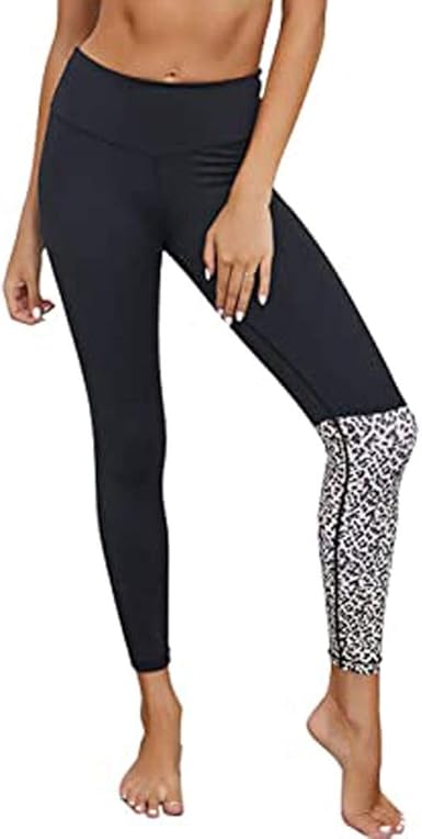 color block yoga pants