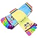 Lystaii 5 Pairs Five Toes Trainer Toe Ankle Socks Valentine's Day Gift Girl Women Socks