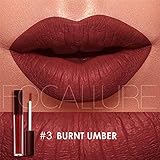 Matte Lipstick Focallure Dark Purple Stay On Glossier Plum Lip Gloss Long Lasting Colorstay Liquid Waterproof Makeup Lipgloss Burnt Umber