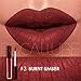 Matte Lipstick Focallure Dark Purple Stay On Glossier Plum Lip Gloss Long Lasting Colorstay Liquid Waterproof Makeup Lipgloss Burnt Umber
