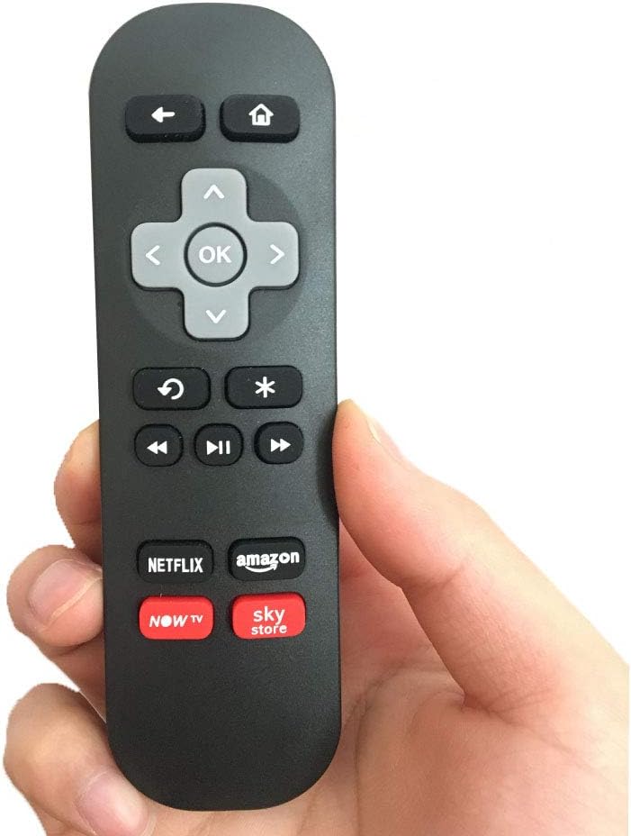 TV Remote Control for Hisense Roku R43B7120UK R50B7120UK R55B7120UK R65B7120UK B7120, pre-programmed for hisense roku tv remote control - Image 3