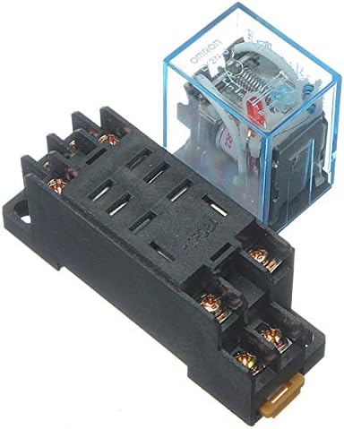 220V Coil Power Relay 10A DPDT LY2NJ HH62P HHC68A-2Z With Socket Base