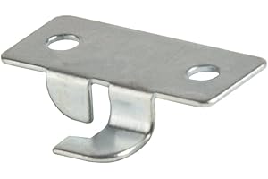Econoco GLKCP50 Deluxe Style Snap-in Center Shelf Rest, Metal, Zinc (Pack of 50)