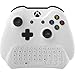 Ortz Xbox One S Chatpad Keyboard KeyPad White [with Headset/Audio Jack] Best for Wireless Chat - Built in USB Receiver for Xbox One Game Controller - Easy Sync with your Controller