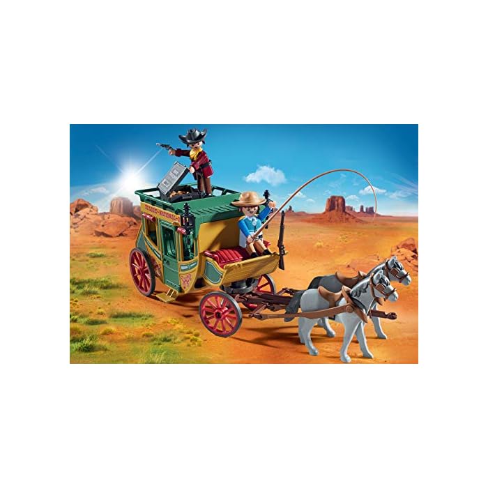 PLAYMOBIL- Diligencia Juguete, Multicolor (geobra Brandstätter 70013) - Imagen 5