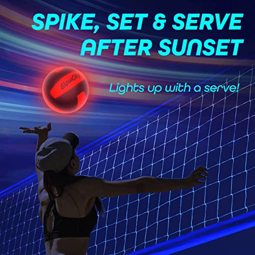 GlowCity Glow in The Dark Volleyball Light Up Volleyballs for Kids