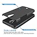 BLU R1 HD Case(Only fits the 2016 version), will NOT fit 2018 OMOTON High Impact Resistant Fully Protective Dual Layer Case with [Soft TPU Interior] [Durable PC Exterior] [Fashion Design], Black